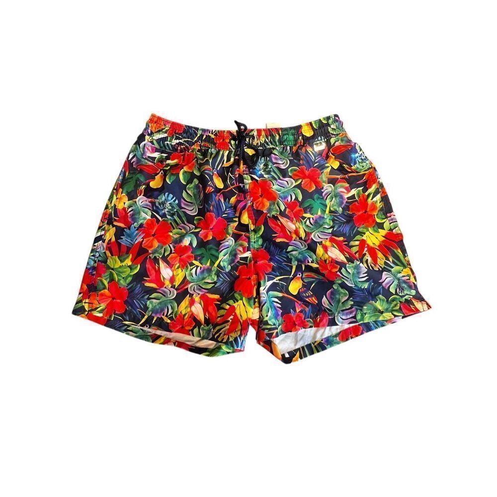 Polo Ralph Lauren Shorts Mens XL Swim Trunks Tropical Floral Beach Vacation